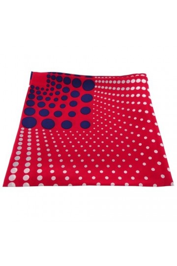 Foulard soie foulard rouge bleu blanc saumon Gris 90&nbsp;x 90&nbsp;–&nbsp;Nicki Chiffon Soie