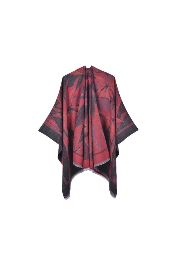 OIUHJN Foulard imprimé pour femme, écharpe cardigan chaude à la mode, écharpe double épaissie compatible avec écharpe de moto