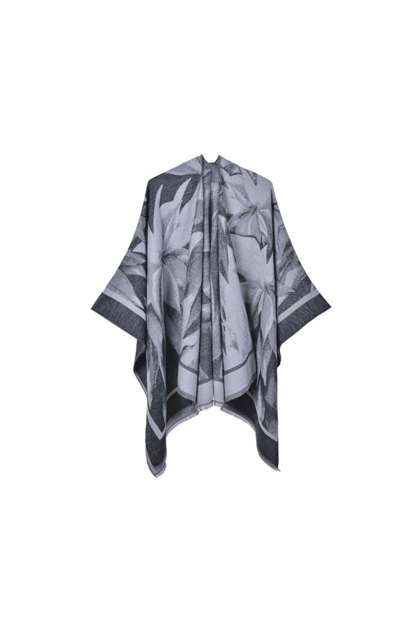 OIUHJN Foulard imprimé pour femme, écharpe cardigan chaude à la mode, écharpe double épaissie compatible avec écharpe de moto