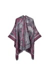 OIUHJN Foulard imprimé pour femme, écharpe cardigan chaude à la mode, écharpe double épaissie compatible avec écharpe de moto