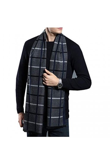 Écharpe Homme Foulard Cachemire Pashmina Châle Unisexe Vintage Étole Classic Luxueux Vogue Longue Cache-col Écharpe Chaud Con