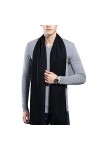 Écharpe Homme Foulard Cachemire Pashmina Châle Unisexe Vintage Étole Classic Luxueux Vogue Longue Cache-col Écharpe Chaud Con