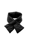 CreoQIJI Écharpe Petit Femme Hiver Solide Protection du Cou Coupe-Vent Chaud Coton Foulards Peinture Soie Foulards Préimprimé