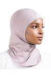 Hijab sport pour femme voilée HS000 Rose Métalique 