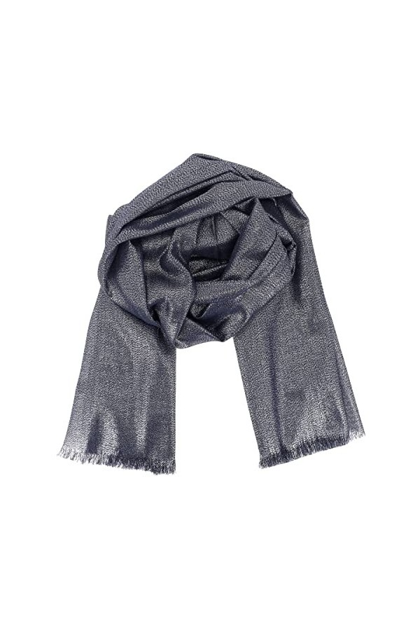 moonbow Etole Mariage Brillante 10% Polyester 90% Viscose Rose poudré - Grand Foulard Femme Fils Argentés Chic et Léger - Max