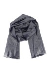 moonbow Etole Mariage Brillante 10% Polyester 90% Viscose Rose poudré - Grand Foulard Femme Fils Argentés Chic et Léger - Max