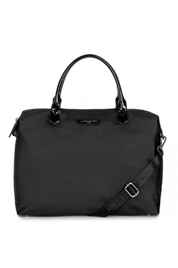 Grand sac cabas main - Basic Verni Noir