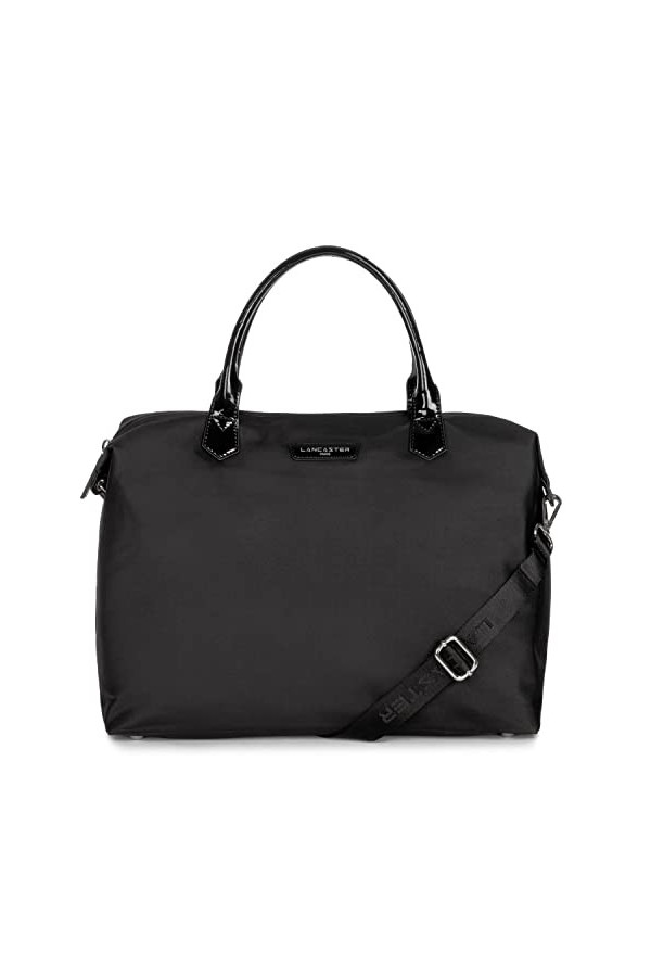 Grand sac cabas main - Basic Verni Noir
