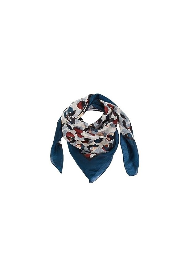 Grain de Malice - Foulard en soie femme - Bleu