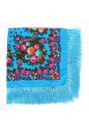 ATARSM Foulards pour Femmes Wraps 90 * 90Cm écharpe carrée à Franges en Coton Hijab rétro châles et enveloppes Russes Grand i
