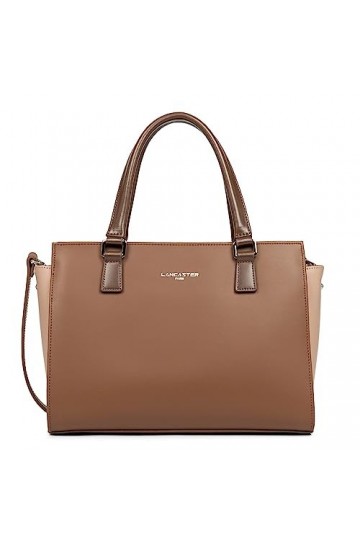 LANCASTER Sac à main - Smooth Vison - Nude foncé - Marron