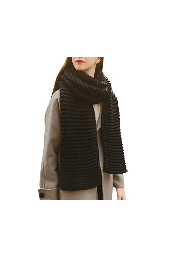 Foulard Crème Hiver Multi Coloré Kint Long Wraps Élasticité Écharpe Légère Foulards Chauds Femmes Hommes Longue Épais Foulard