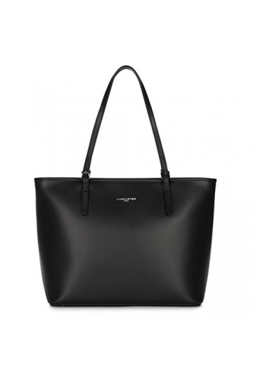 LANCASTER Grand sac cabas épaule - Smooth Noir