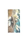 Wonderful Street View Of Paris Eiffel Tour Foulard Sheer Silky Feeling Long Foulards léger Wrap Shawl, Multicolore, Medium