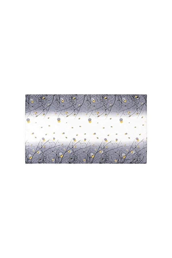 World of Accessories Minimal Forest Chiffon en soie - Turquoise - Taille unique