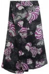 Alice Au Pays Des Merveilles Cheshire Cat Femme Écharpe noir/lilas 100% Polyester