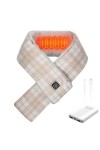 zerotop Foulard chauffant Foulard chauffant rechargeable pour femmes Foulard chauffant Châle chauffant électrique Coussin cha