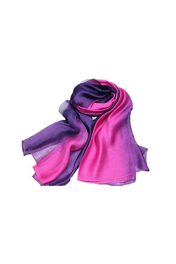 Lalander Foulard Elegant Femme Doux Dégradé
