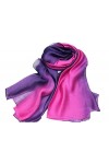 Lalander Foulard Elegant Femme Doux Dégradé