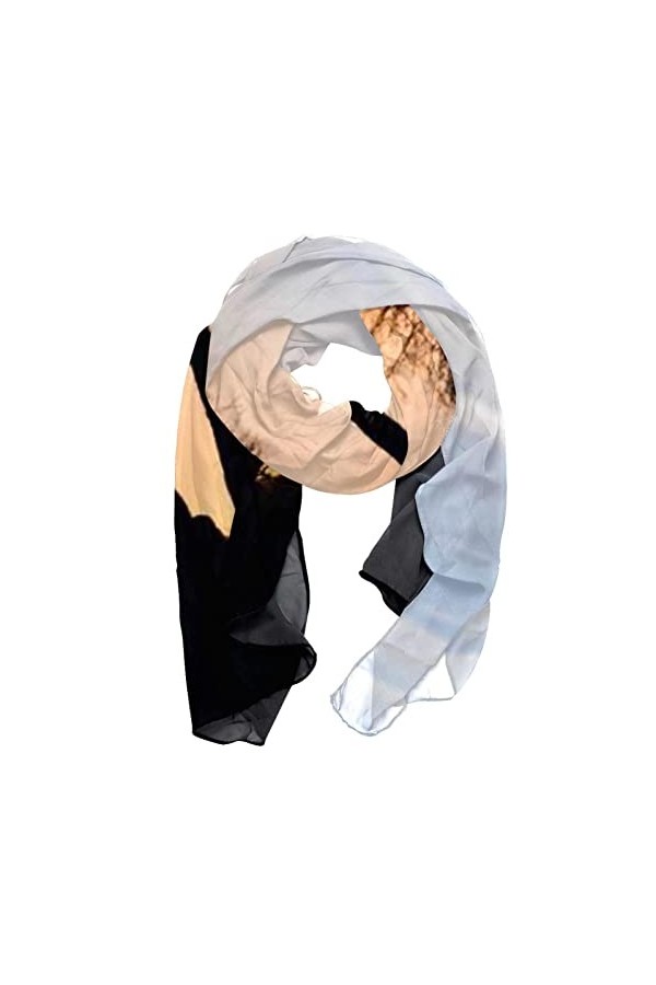 GIAPB Écharpes pour femmes,foulard,châle Wrap,Planète Galaxie