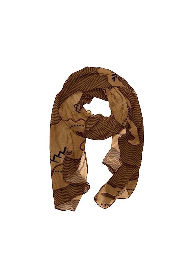 GIAPB Écharpes pour femmes,foulard,châle Wrap,Oiseaux bleus vintage