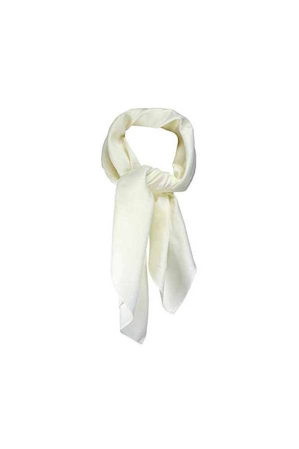 TigerTie - Foulard - Uni - Femme - Ecru - Taille unique