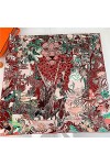 BUXIANGGAN Foulard Écharpe 90 Grand Foulard Carré en Soie Sergé Roulé À La Main Châle Écharpe Professionnelle Écharpe Femme B