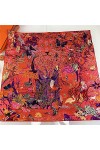 BUXIANGGAN Foulard Écharpe 90 Grand Foulard Carré en Soie Sergé Roulé À La Main Châle Écharpe Professionnelle Écharpe Femme B