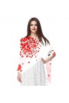 VBFOFBV Écharpes pour femmes légères mode foulards imprimé motif floral écharpe châle wraps,Vélo Coeur Rouge Saint Valentin