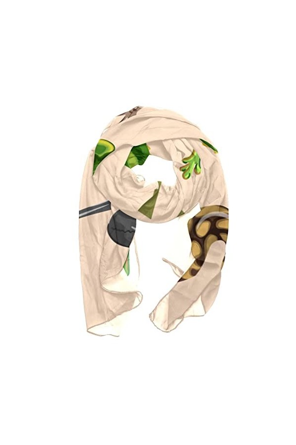 GIAPB Écharpes pour femmes,foulard,châle Wrap,Paon animal