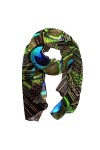 GIAPB Écharpes pour femmes,foulard,châle Wrap,Paon animal