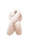 Foulard chaud en peluche solide pour femme automne hiver, gris, taille unique