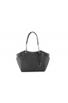 Michael Kors Jet Set Travel Grande chaîne dépaule fourre-tout avec crochet pour sac à main, Palmetto Green Mk Colorblock, La