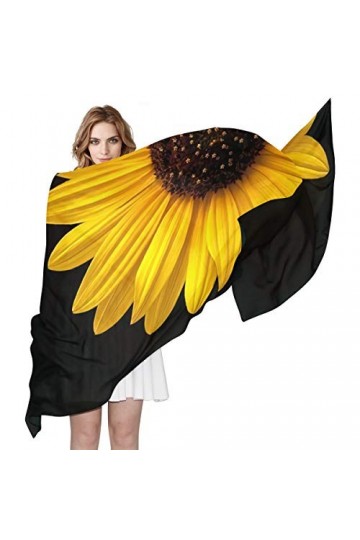 Foulard de tournesol pour femme avec une sensation soyeuse et légère