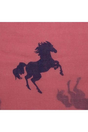 Foulard tubulaire en viscose tissé pour femme A4 Horse et Sika Deer 