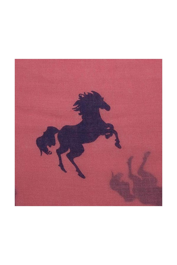 Foulard tubulaire en viscose tissé pour femme A4 Horse et Sika Deer 