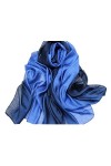 ACMEDE - Echarpe Foulard Long Doux Leger Anti uv Coloré En Soie Coton Cou Wrap Chale Pour Femme Ete Hiver - Vert - 195*68cm