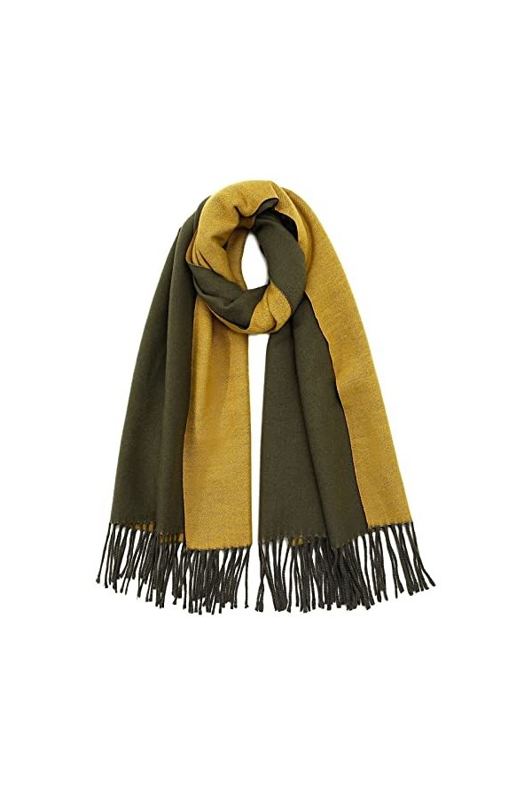 boruizhen Écharpe Châle dHiver Femme Grande Longue Foulards doux Chaud éCharpe Avec Gland