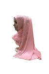 Hijab longue écharpe Jersey de coton musulman longue écharpe avec strass foulard modal Hijab châle bandeau rectangulaire couv