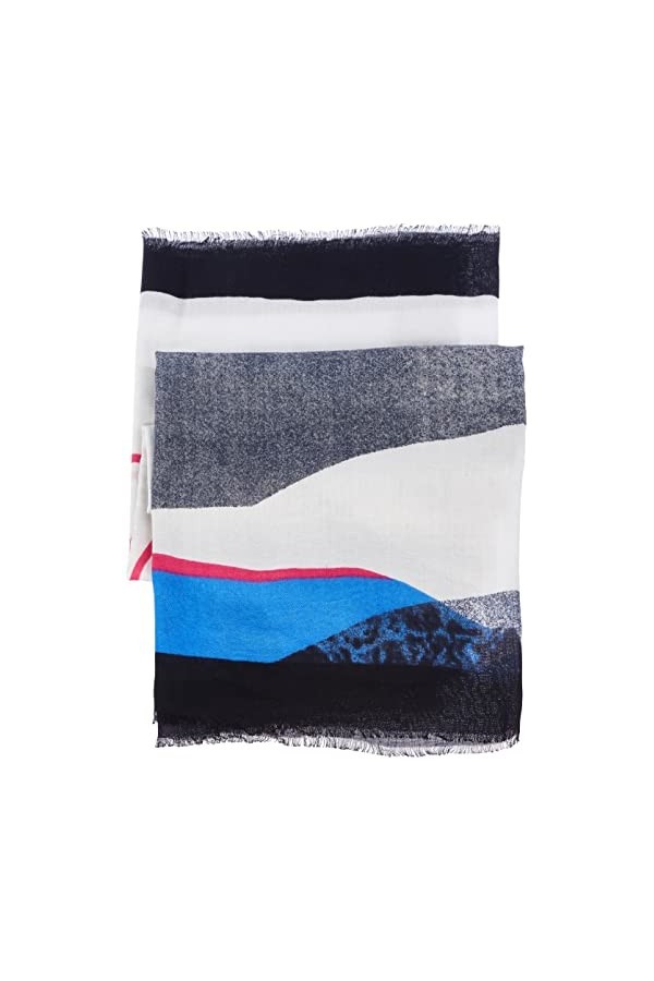 s.Oliver Tuch Foulard, White, Taille Unique aux Femmes