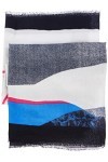 s.Oliver Tuch Foulard, White, Taille Unique aux Femmes