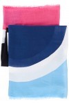 s.Oliver Tuch Foulard, Blue, Taille Unique aux Femmes