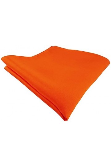 tigertie Satin Soie Pochettes Chiffon dans orange uni&nbsp;–&nbsp;Pochettes Chiffon 100% soie