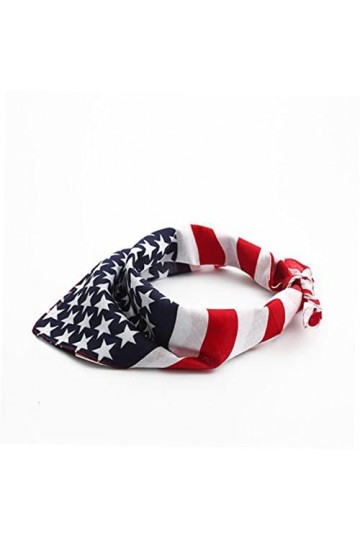 Gadpiparty 9 Pcs Bandeaux Pour Femmes Athlétique Usa Écharpe Femmes Bandeaux Foulard Bandeau Cachemire Bandeau Drapeau Améric