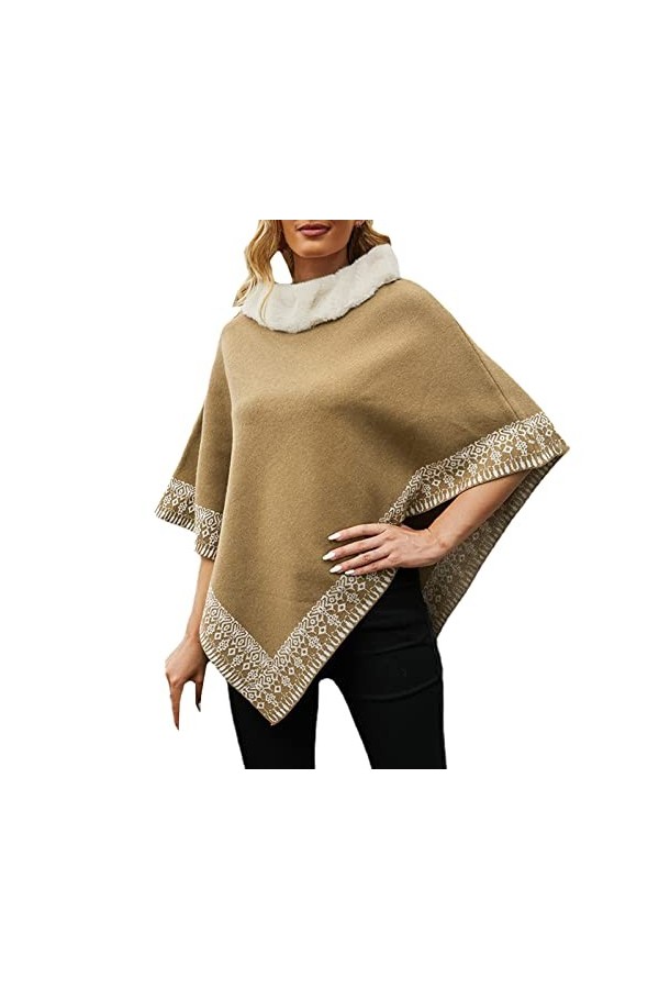 BOTCAM Foulard chaud à col roulé en plastique pour femme, a, taille unique