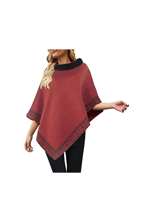 BOTCAM Foulard chaud à col roulé en plastique pour femme, a, taille unique