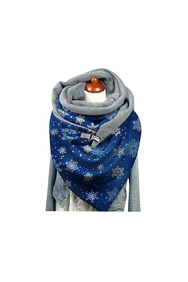 Foulard Triangle Femme Hiver Chaude Pas Cher Echarpes et Foulards Élégante Adolescent Fille Avec Bouton Douce Wrap Foulard Im