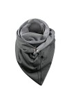 Foulard Triangle Femme Hiver Chaude Pas Chere Foulard Elegante Femme Avec Bouton Doux Wrap Châles Imprimee Chat Décontracté V