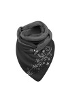 Foulard Femme Hiver Triangle Chaude Pas Chère Turban Chic Élégant Adolescent Fille Avec Bouton Douce Wrap Châle Motif Animal 