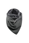 Femme Écharpe Triangle Hiver Chaud Pas Cher Foulards Élégant Femme et Fille Bouton Douce Wrap Foulard Imprimé Liberty Vintage